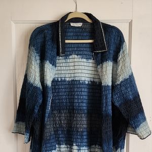 Blue tiedye jacket